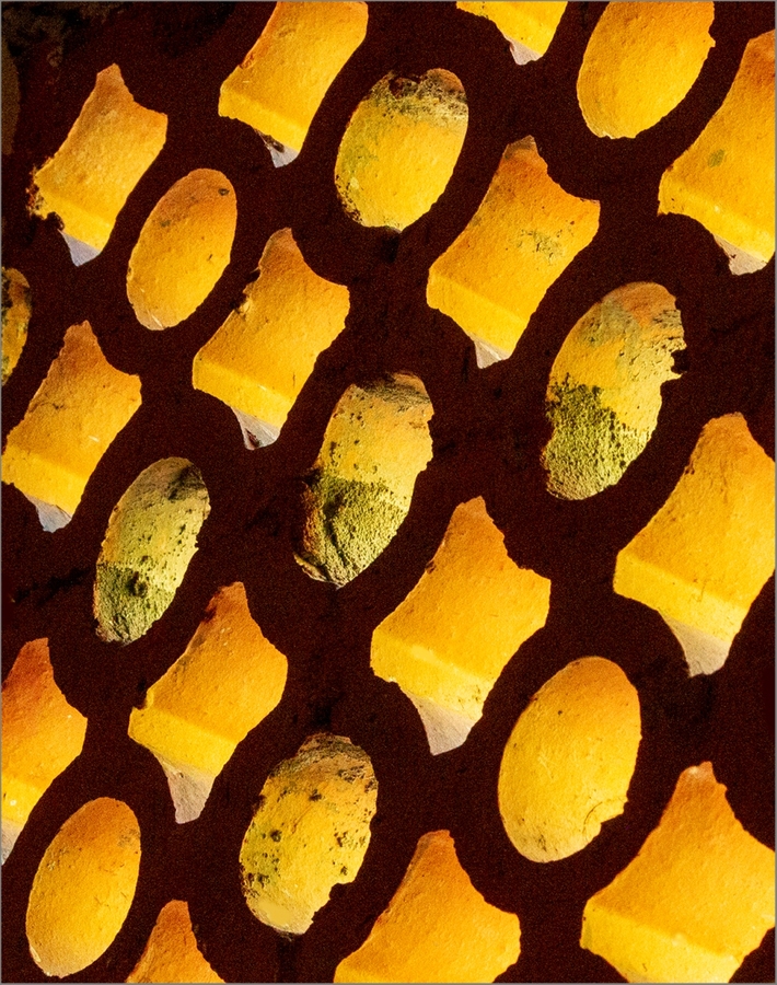 Sunset through the airbrick - Jill Sullivan